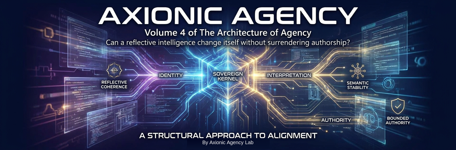 Cover: Volume 4 — Axionic Agency: The Alignment Program